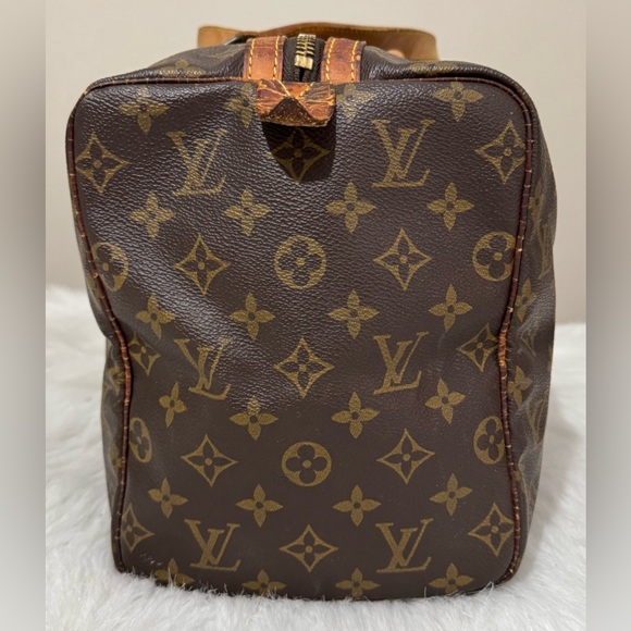 Authentic Louis Vuitton Vintage Monogram Sac Souple 35 Boston Satchel Bag - Picture 5 of 16